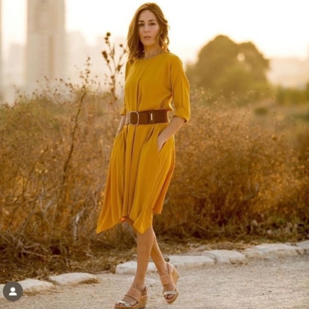 Wukogals Blue Striped Aura Dress